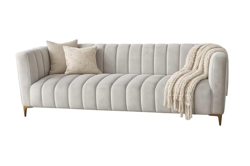 Luma Curve Velvet Sofa