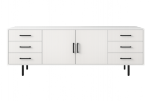 Luna White Sideboard