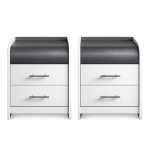 ArcEdge Bedside Cabinet Set